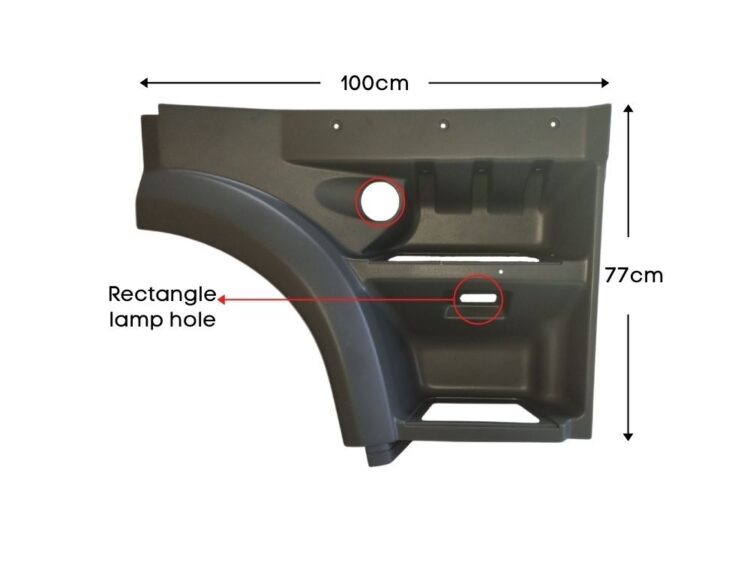 Step Panel R/H - Upper - Square Step Lamp Hole - 95XF (95-02) XF95 (02-06) - Image 4