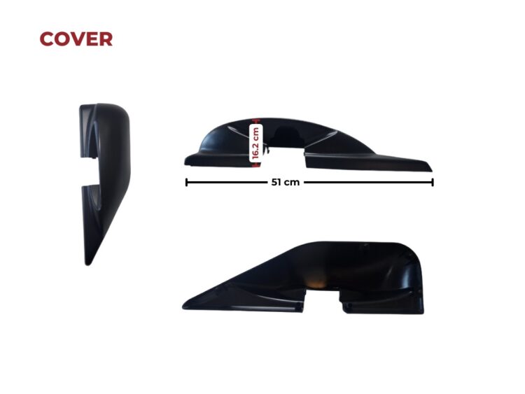 Mirror Assembly R/H - Two Piece Mirror With Spotter - LF (01-14) - Image 6