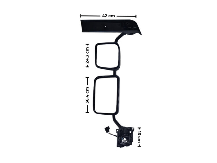 Mirror Assembly R/H - Two Piece Mirror With Spotter - LF Euro 6 (14-On) - Image 2