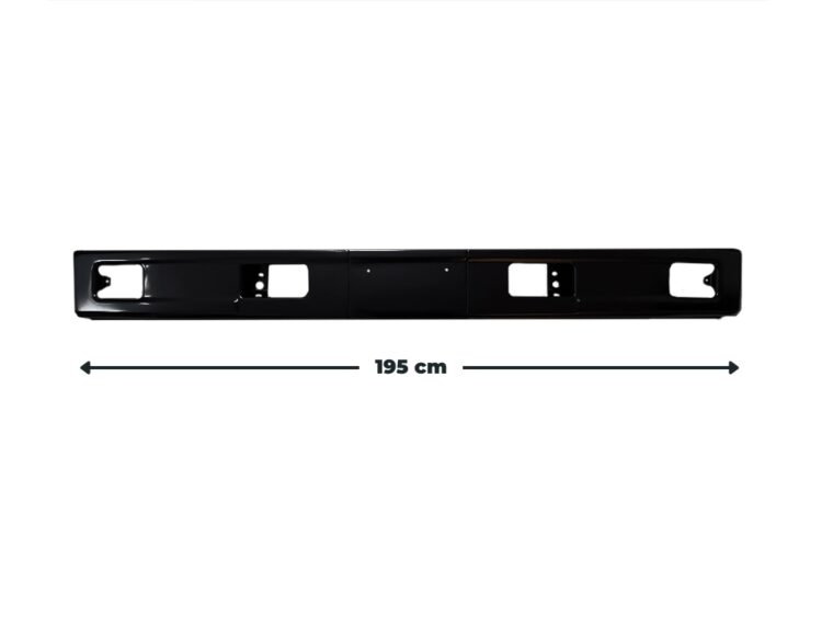 DAIHATSU, DELTA, DH92, DH93, DH94, Japanese Makes- Front Bumper Bar – Wide Cab – With Fog Lamp Holes – Delta (85-10), DH92-000-0W