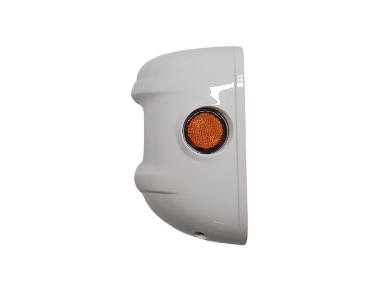 DTY1, Japanese Makes, LK, MK, NISSAN-UD, PK- Front Bumper Bar End - LH Left Hand (Passengers Side) – Short – With Reflector – To suit 28cm High Bar – LK/MK/PK (07/95-11), DTY1-000-SL2, 6282330Z2A / 62823-30Z2A
