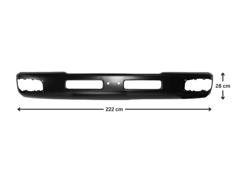 Front Bumper Bar - Wide Cab - 222cm X 28cm - PK (07/95-11) - Image 2