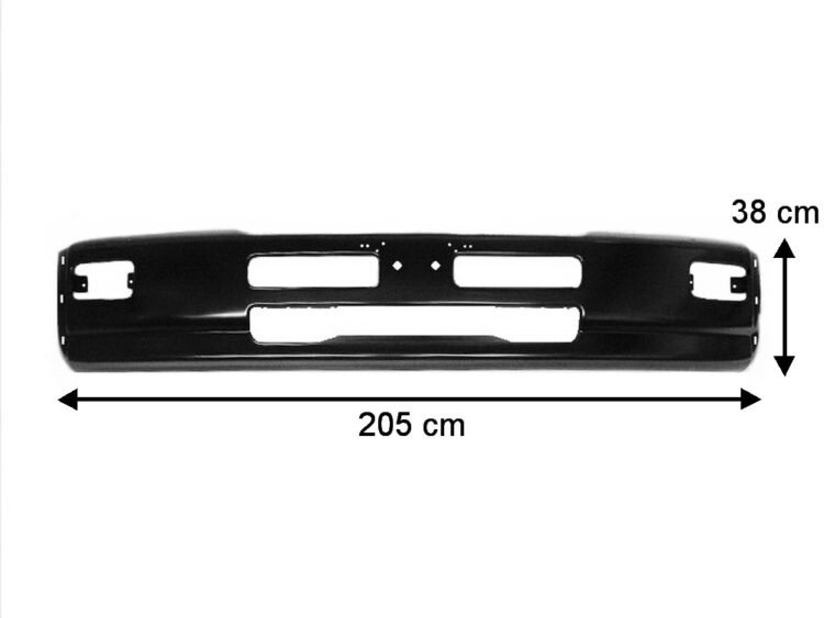 Front Bumper Bar - Narrow Cab - 205cm X 38cm - LK/MK (07/95-11) - Image 2