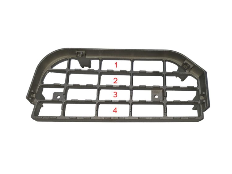 Step Plate R/H - Upper - With 4 Holes Grid - LK/MK/PK (07/95-11) - Image 2