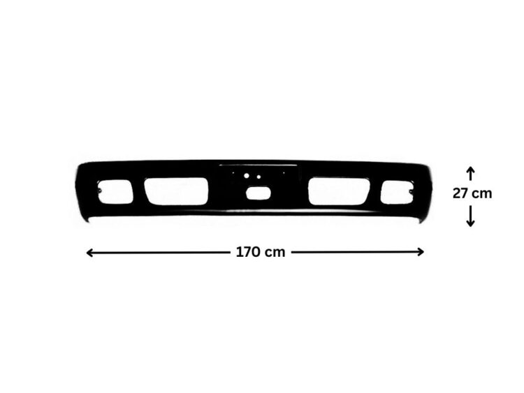 Front Bumper Bar - Steel - Narrow Cab - 300 Series/Dutro (10/11-05/17) - Image 2