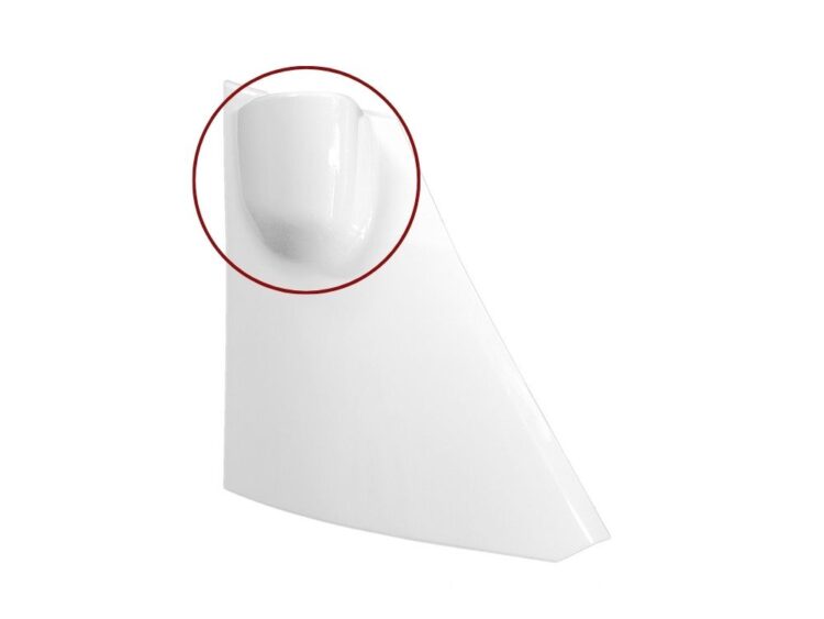 Corner Panel R/H - With Mirror Holes for Hybrid - Wide Cab - 300 Series/Dutro (10/11-On) - Image 2