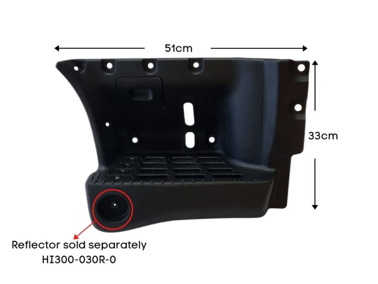Step Panel R/H - Wide Cab - 300 Series/Dutro (10/11-On) - Image 2