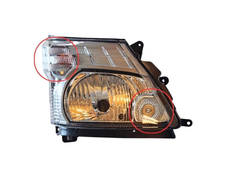 HeadLamp R/H - Manual Adjust - Wide Cab - 300 Series/Dutro (10/11-05/19) - Image 2