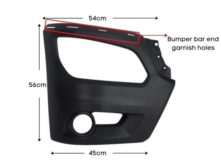 Front Bumper Bar End R/H - High Bar - 500 Series/Euro 5 (17-On) - Image 2