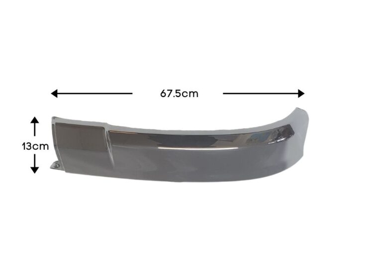 Front Apron End R/H - Chrome - 700 Series (04-18) - Image 2
