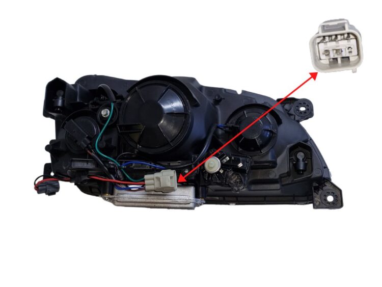 HeadLamp L/H - Sports HID With Power Pack - 700 Series (04-18) - Image 2