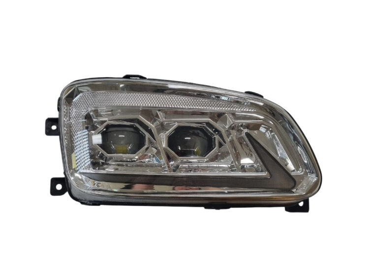 FC, FD, FE, FF, FL, FM, GD, GH, HI93, HINO, Japanese Makes, RANGER PRO- HeadLamp- RH Right Hand (Drivers Side)– LED – Chrome – With Daytime Running Lamp – Ranger Pro (03-17), HI93-202-G1