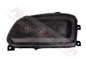 This HeadLamp suits left hand side of the cab, with a Black look this lamp is a LED editition, suited to fit your Hino Ranger Pro 2003-2017.