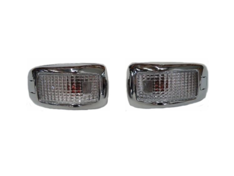 FC, FD, FE, FF, FL, FM, GD, GH, HI93, HINO, Japanese Makes, RANGER PRO- Door Flasher- RH Right Hand (Drivers Side)=LH Left Hand (Passengers Side)– Sold As a Pair – Clear – With Chrome Mould – Ranger Pro (03-17), HI93-240-C0