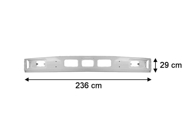 Front Bumper Bar - FS ONLY - Dolphin (84-93) - Image 2