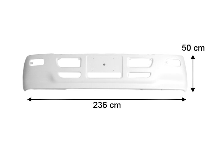 Front Bumper Bar Without Fog Lamp Holes - Wide Cab - 35 Ton - Ranger 50 (93-03) - Image 2