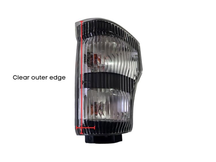 Corner Lamp R/H - Clear Outer Edge - N Series (12/04-08) - Image 3