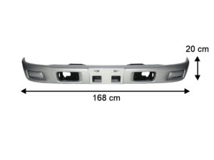 IS85, ISUZU, Japanese Makes, N SERIES, NLR, NLS, NMR- Front Bumper Bar – Without Fog Lamp Holes – Genuine Pull Off – Narrow Cab – Second Hand – NLR/NLS/NMR – N Series (08-On), IS85-000-SH0
