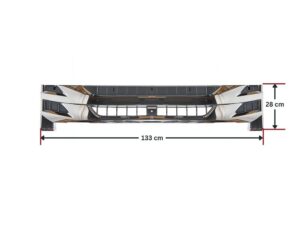 IS85, ISUZU, Japanese Makes, N SERIES, NPR, NPS, NQR- Grille – Chrome – Wide Cab – NPR/NQR/NPS – N Series (06/15-On), IS85-093C-D0, 8974293951