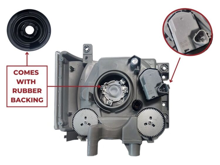 HeadLamp L/H - Electric Adjust - NLR/NLS/NMR/NPR/NQR/NPS - N Series (08-On) - Image 3