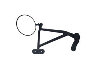 Round Spotter Mirror And Bracket L/H - Mounted Front Of Roof - F Series (08-On)