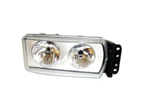 European Makes, IV95, IVECO, STRALIS, STRALIS AD, STRALIS AS, STRALIS AT- HeadLamp- RH Right Hand (Drivers Side) – Manual Adjust – With Silver Lens – Stralis AT/AD/AS (01-07), IV95-200-1, 504238380