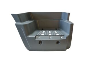 European Makes, IV98, IVECO, STRALIS, STRALIS AD, STRALIS AS, STRALIS AT- Step Panel - RH Right Hand (Drivers Side) – Single Step – Lower – Light Grey – Stralis AT/AD/AS (07-13), IV98-030L-C1, 504103233