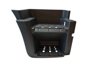 European Makes, IV99, IVECO, STRALIS, STRALIS AD, STRALIS AS, STRALIS AT- Step Panel - RH Right Hand (Drivers Side) – Twin Step – Lower – Dark Grey – Stralis AT/AD/AS (13-On), IV99-030L-A1, 2997119