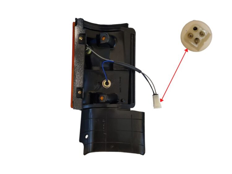 Park/Flasher Lamp L/H - With Round Plug - FK/FM5 - Image 2
