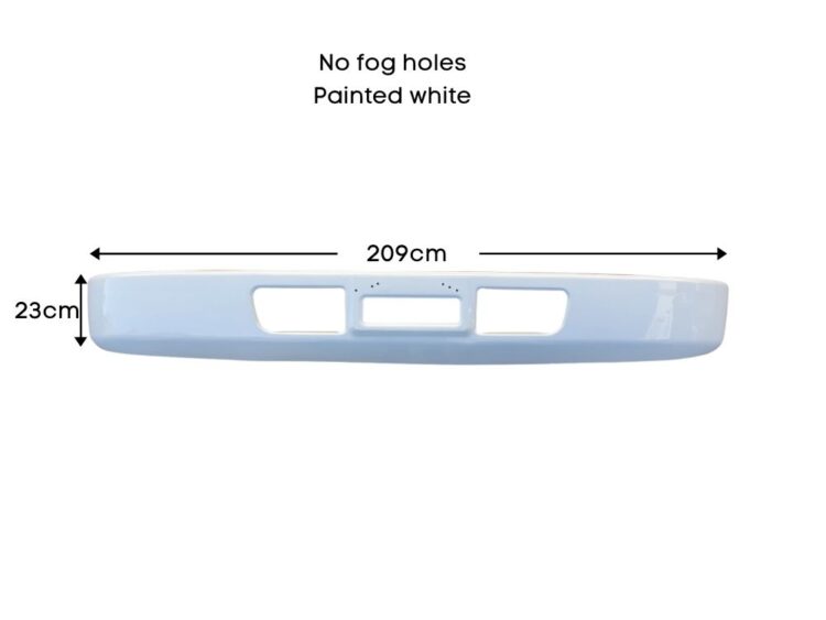 Front Bumper Bar - Without Fog Lamp Holes - Painted White - FK/FM/FN (96-08) - Image 2