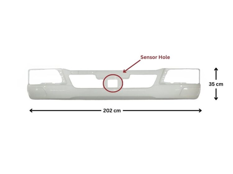Front Bumper Bar - With Radar Hole - Narrow Cab - FK (19-On) - Image 3