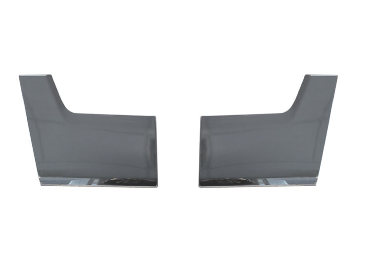 FP, FS, FV, Japanese Makes, MBJ7, MITSUBISHI, SHOGUN- Front Bumper Bar Garnish RH Right Hand (Drivers Side)&- LH Left Hand (Passengers Side) Set – Chrome – Shogun (19-On), MBJ7-000G-0C