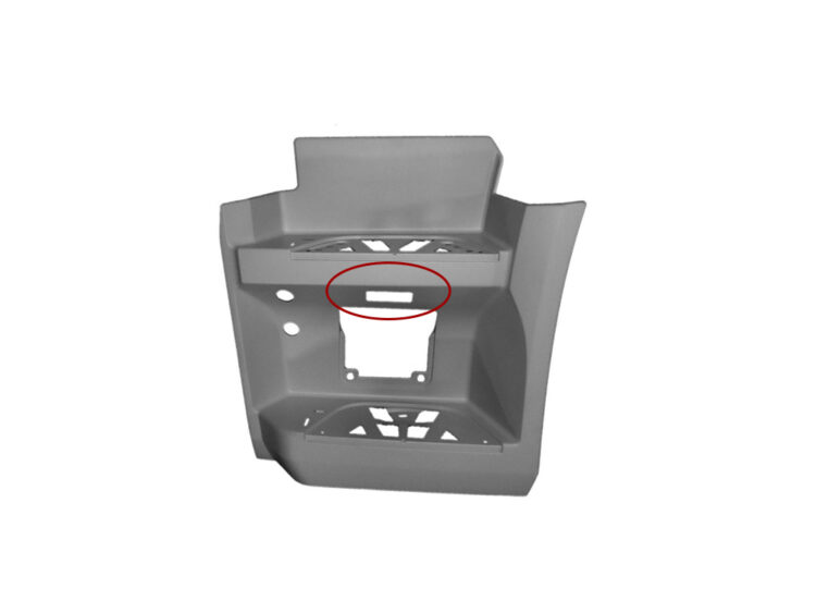 Step Panel L/H - Lower - With Boarding Lamp Holes - High Cab - Actros MP4 Bigspace (12-20) - Image 2