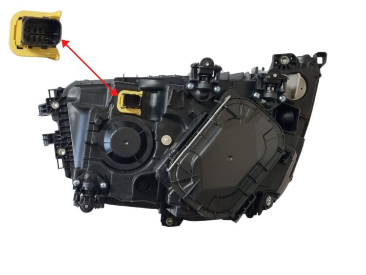 HeadLamp R/H - Manual Adjust - With Square Fog Lamps - Actros M/L Classic/Stream Space (12-20) - Image 2