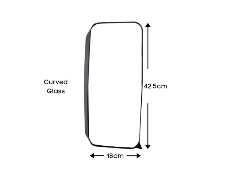 Mirror Head R/H - Curved - Electric & Heated - Actros Megaspace MP1 (03-03) - Image 2