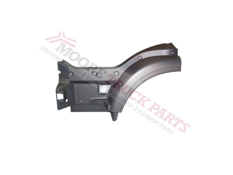 Step Panel L/H - Upper - Single Step - Grey - 4cm Arch - TGL Euro 6 (14-20)