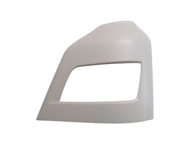 European Makes, MAN, MN99, TGX- HeadLamp Cover- LH Left Hand (Passengers Side)– Without Washer Hole – White – TGX Euro 6 (14-On), MN99-093-C2, 81416106751