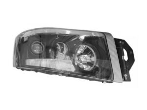 European Makes, MACK QUANTUM, PREMIUM, RENAULT, RN91- HeadLamp - RH Right Hand (Drivers Side) – Manual – Euro Series 2 – Premium/ Mack Quantum (99-06), RN91-200-B1, 5010578484