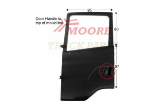European Makes, R Series, SCANIA, SN93- Door Shell- LH Left Hand (Passengers Side)– B Grade Quality – R Series (97-04), SN93-040-A2, 1739740 / 1476534 / 1452665