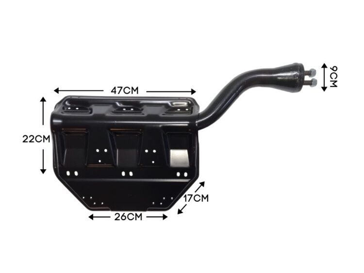 Mud Guard Bracket L/H Rear - Mounts To Chassis - P/R Series (97-05) - Image 2