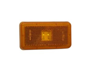 European Makes, G Series, R Series, SCANIA, SN94- Guard Flasher- RH Right Hand (Drivers Side)=LH Left Hand (Passengers Side) β LED β Flat Lens β Wire Type, SN94-240-0A