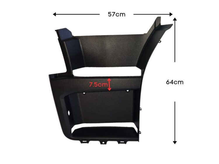 Step Panel L/H - Twin Step - Dark Grey - Low Step - G/P/R/S Series (17-On) - Image 2