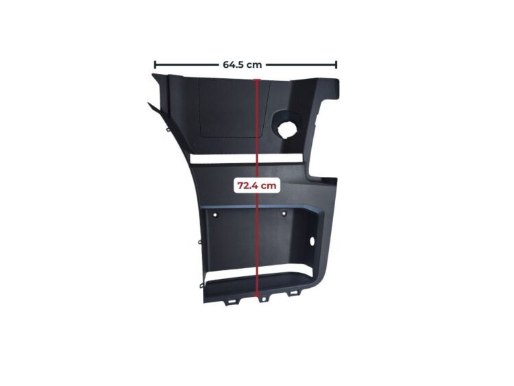 European Makes, G Series, P Series, R Series, S Series, SCANIA, SN97- Step Panel- LH Left Hand (Passengers Side) – Twin Step – Dark Grey – High Step – G/P/R/S Series (17-On), SN97-030-C2, 2559301 / 2559297 / 2226529