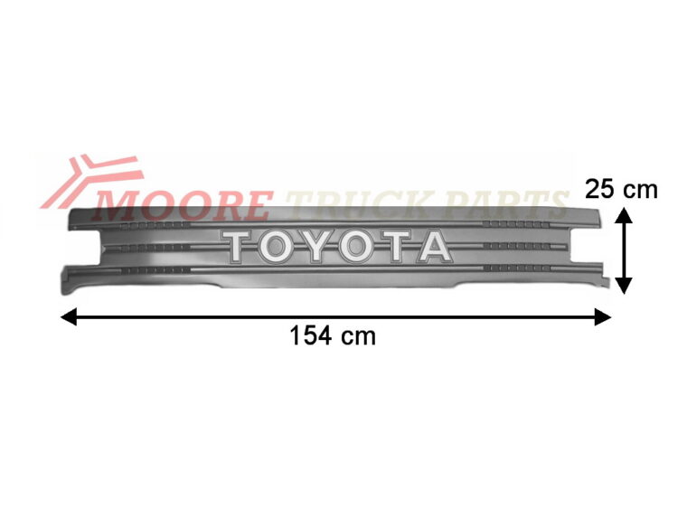 BU60, BU61, DYNA, DYNA 200, DYNA 300, DYNA 400, Japanese Makes, TOYOTA, TY66- Grille – Upper – Narrow Cab – BU60/BU61 (88-95), TY66-093-J0
