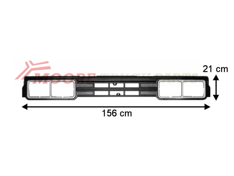 BU60, BU61, DYNA, DYNA 200, DYNA 300, DYNA 400, Japanese Makes, TOYOTA, TY66- Grille – Lower – Narrow Cab – Twin Square HeadLamp – BU60/BU61 (88-95), TY66-093-L0