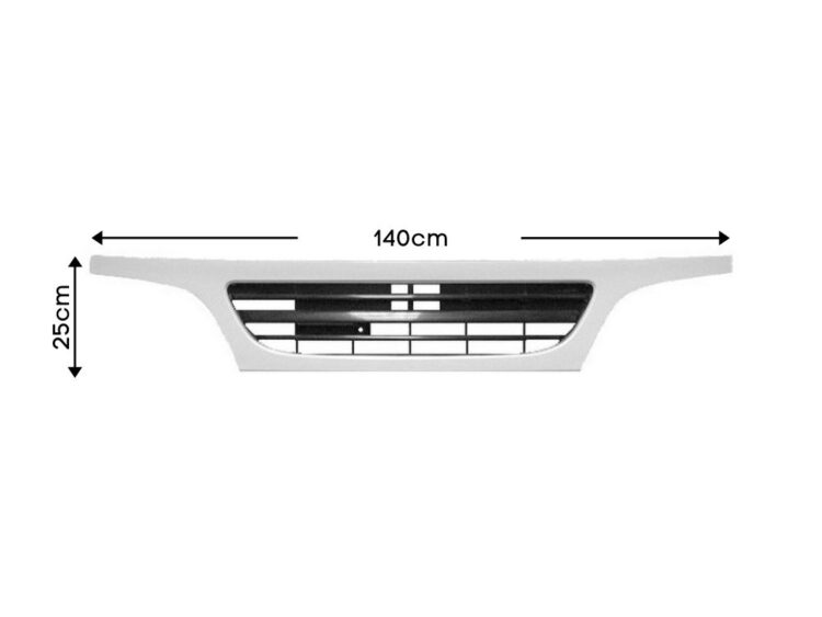 Grille - White - Narrow Cab - XZU3 (00-02) - Image 2