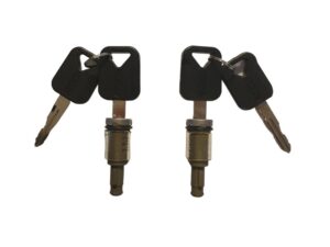 European Makes, FH, FM, VOLVO, VV92- Door Handle Lock Kit - RH Right Hand (Drivers Side)=LH Left Hand (Passengers Side) – 2 Locks With Four Keys – FH/FM (02-07), VV92-040K-0, 3090484