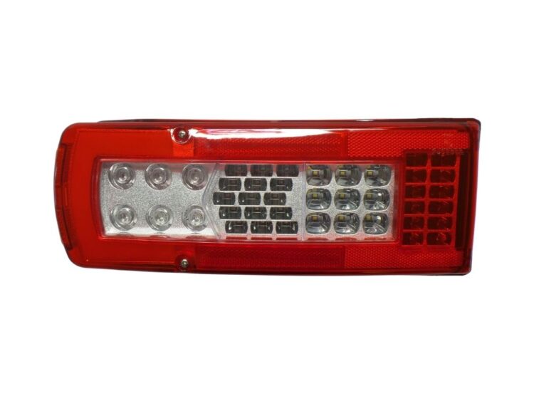 European Makes, FH, FM, VOLVO, VV92- Tail Lamp- LH Left Hand (Passengers Side)– LED – With License Plate Lamp – Short – Suits FM Rigid Trucks – FH/FM (02-07), VV92-255-2