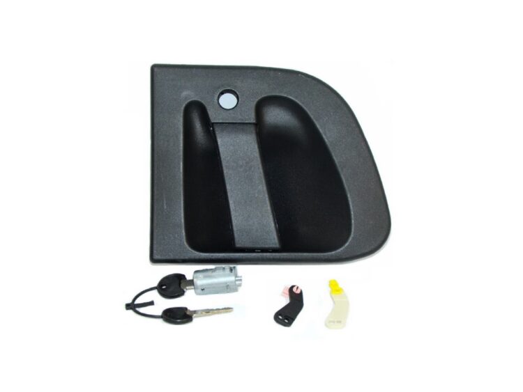 European Makes, FE, FL, VOLVO, VV93- Door Handle- RH Right Hand (Drivers Side) – Outer – With Lock & Keys – FE/FL (06-13), VV93-040H-1, 5001858130 / 1400778 / 1406622 / 24426875