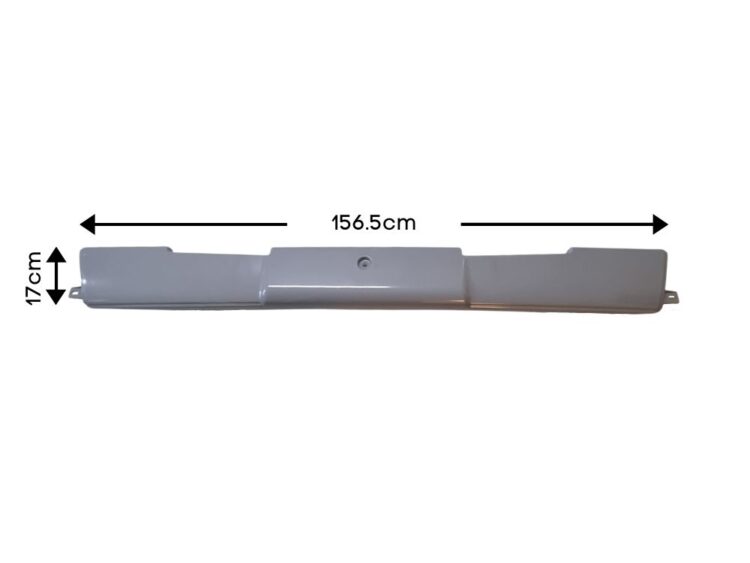 Front Bumper Bar - Centre - Light Grey - Smooth Plastic - FH (02-07) - Image 2